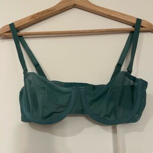CUUP mesh jade the balconette Underwire Bra size 30‎ C NWT